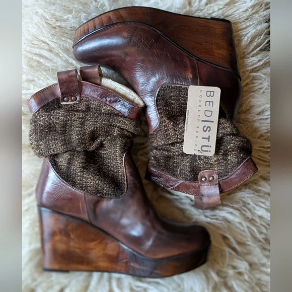 Bed Stü Wedge Boots - Picture 2 of 4